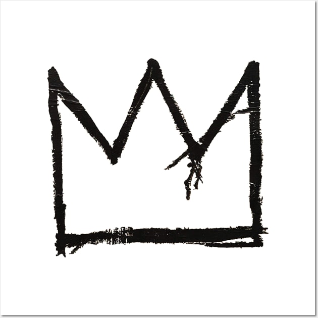 Crown Basquiat style Wall Art by Sauher